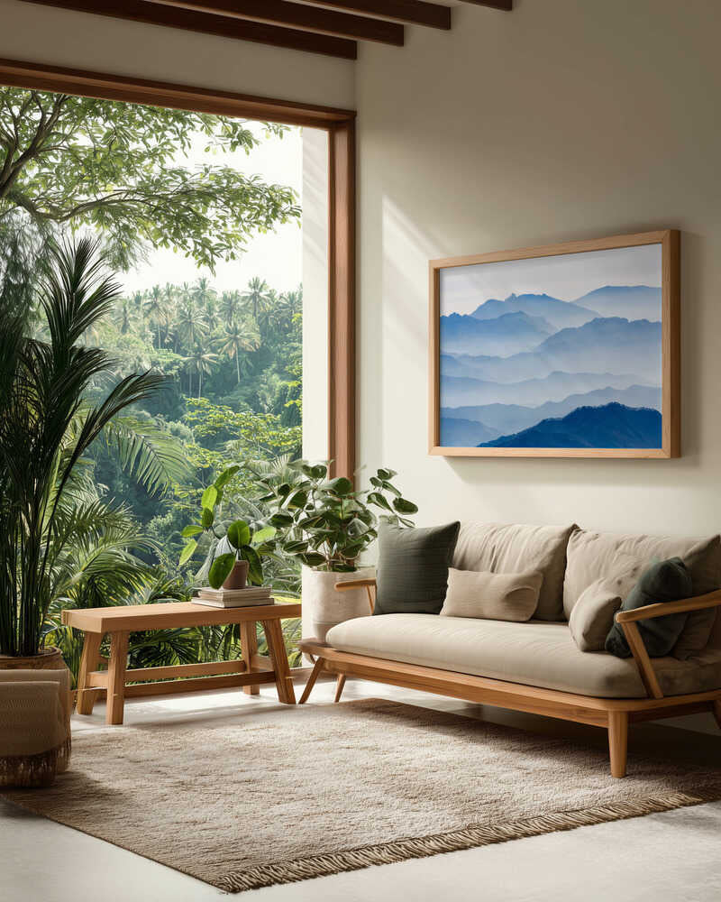 Misty Blue Mountains