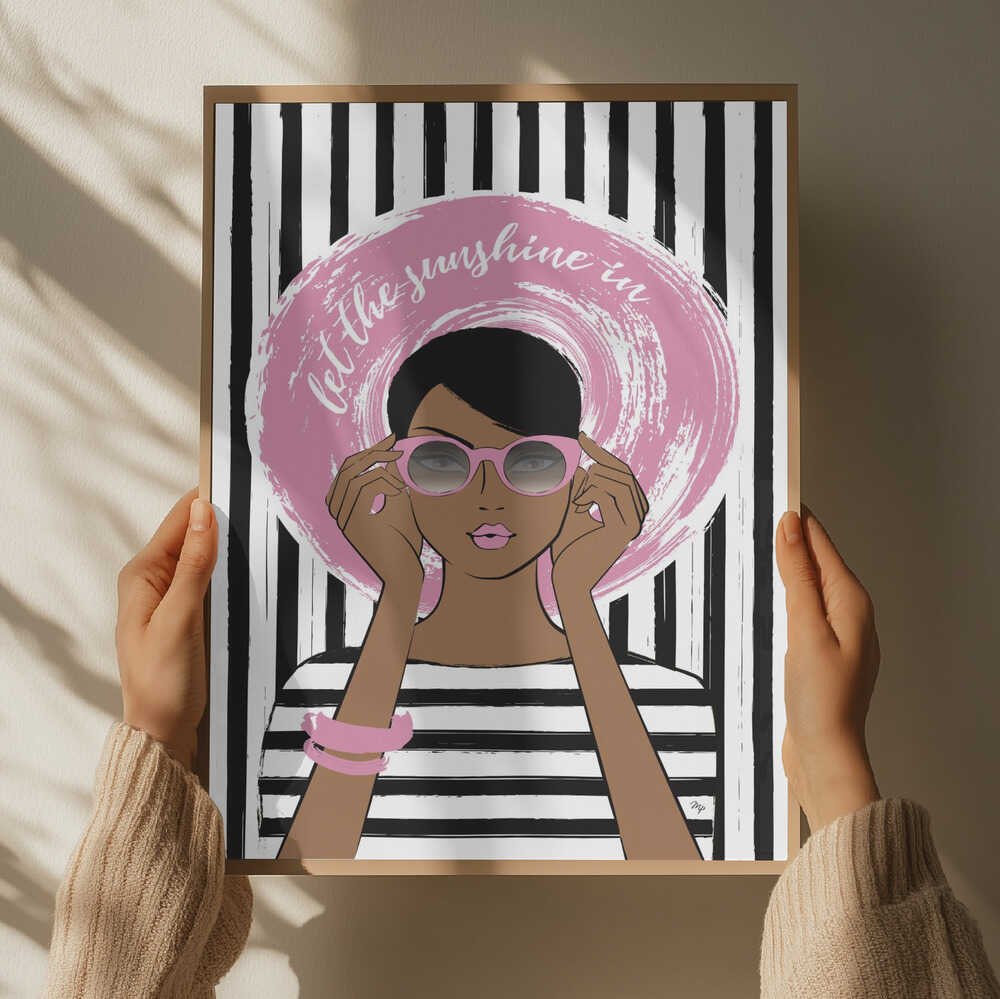 Pink Sunglasses Girl