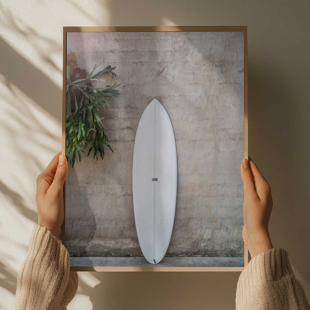 Vit surfbräda