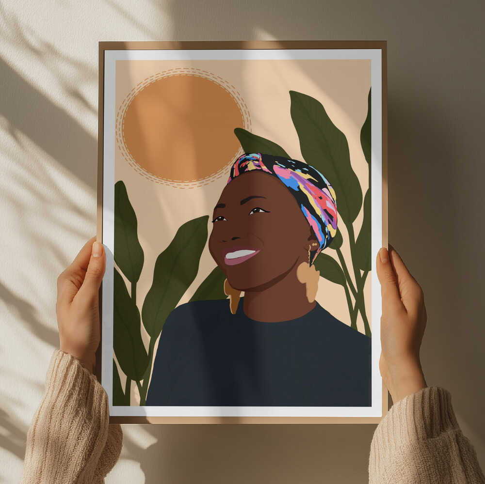 Radiant African Woman