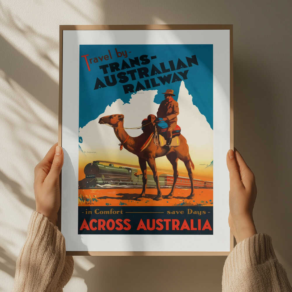 Trans Australian Railway Poster