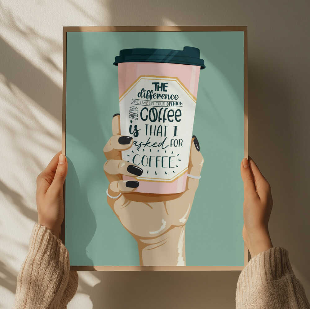 Sassy Coffee Cup Hand