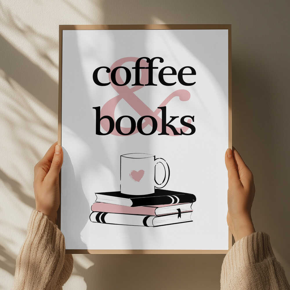 Coffee Books Heart