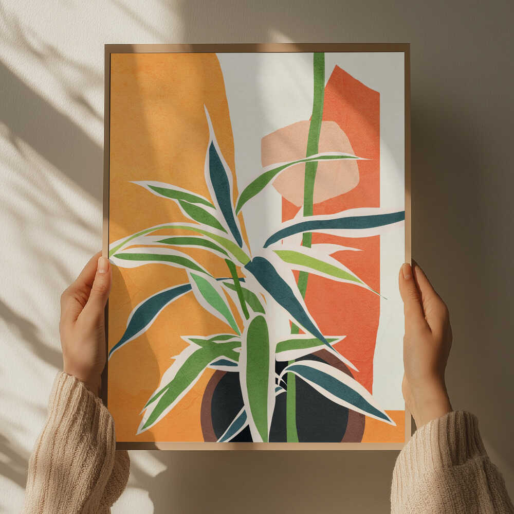 Warm Botanical Abstract