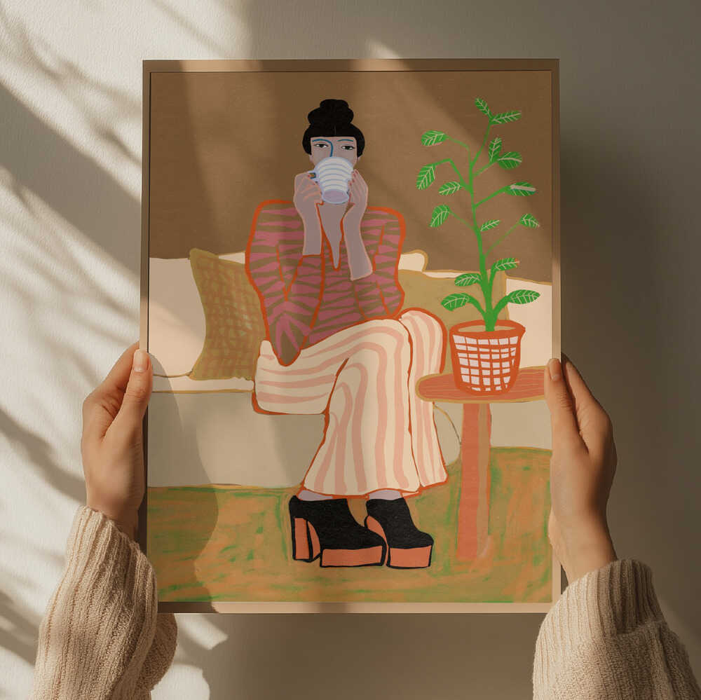 Cozy Coffee Moment