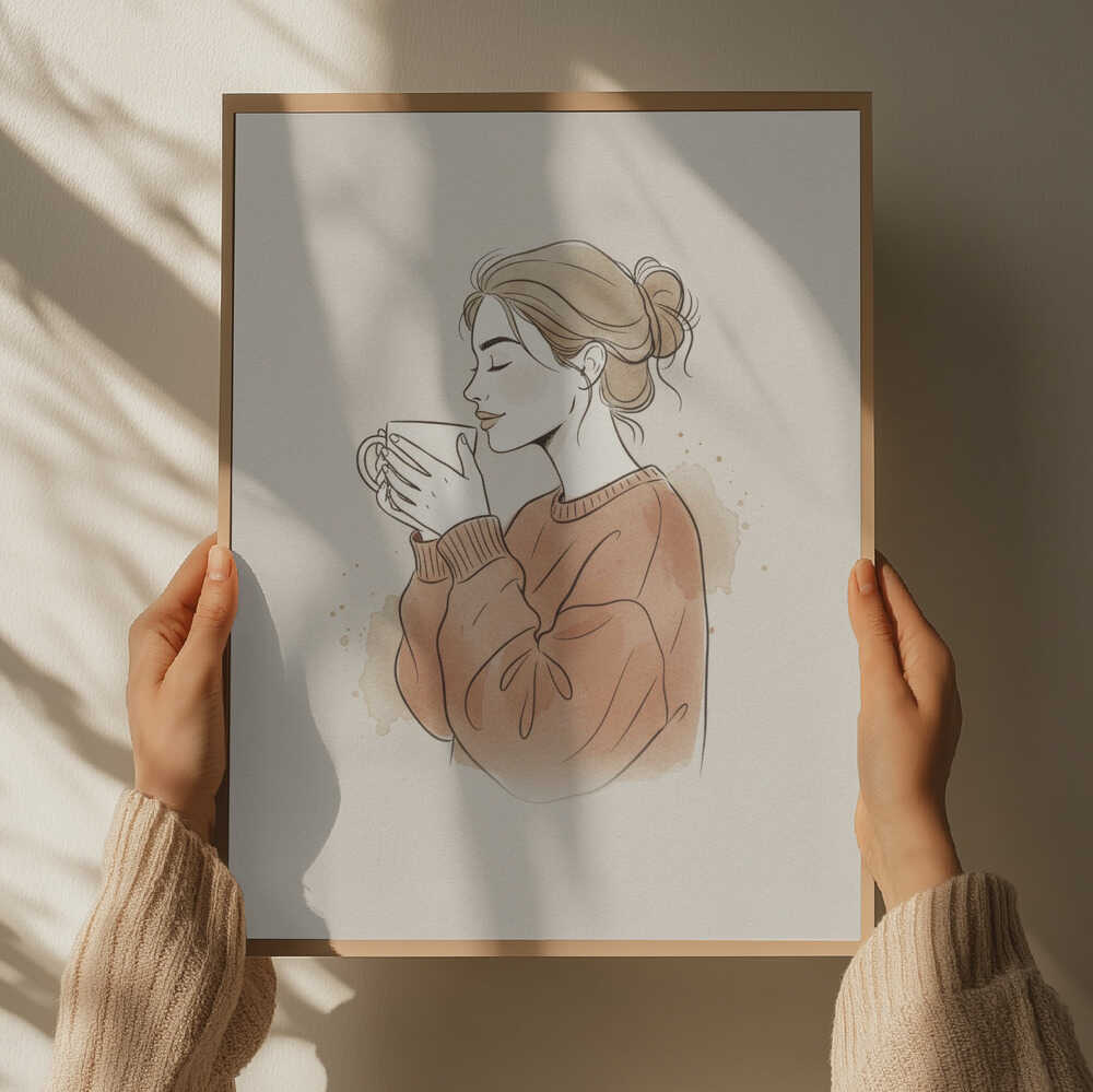 The First Sip of My Morning Coffee