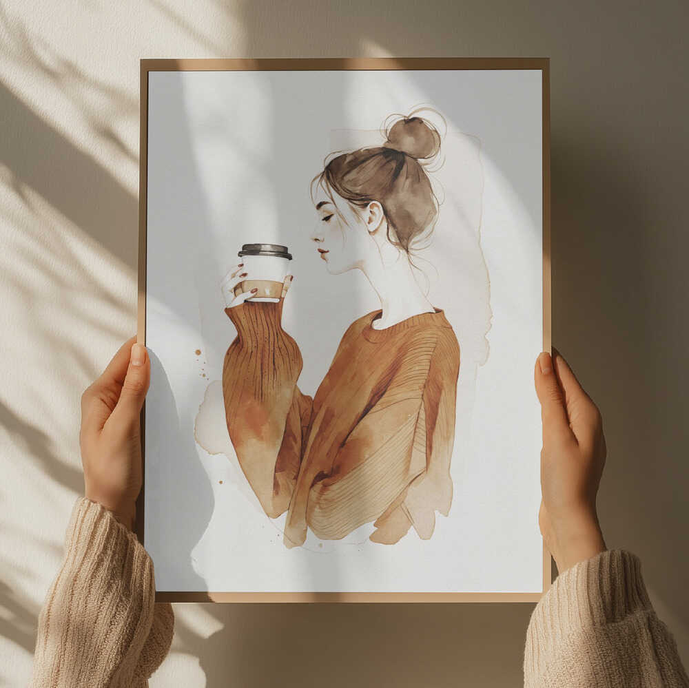 Cozy Coffee Girl