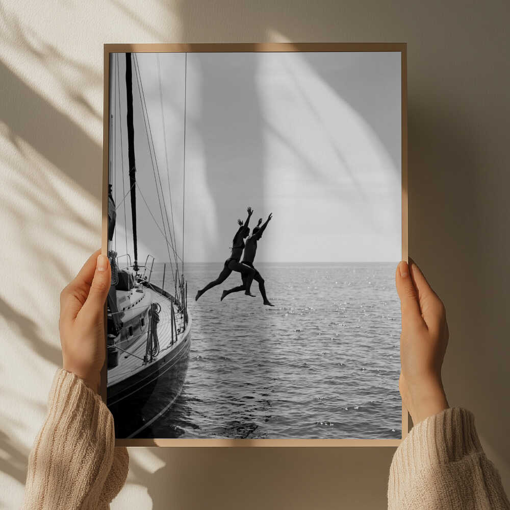 Jumping From a Boat