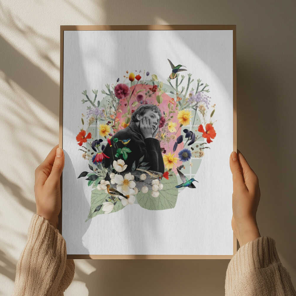 Dreamy Floral Reflection