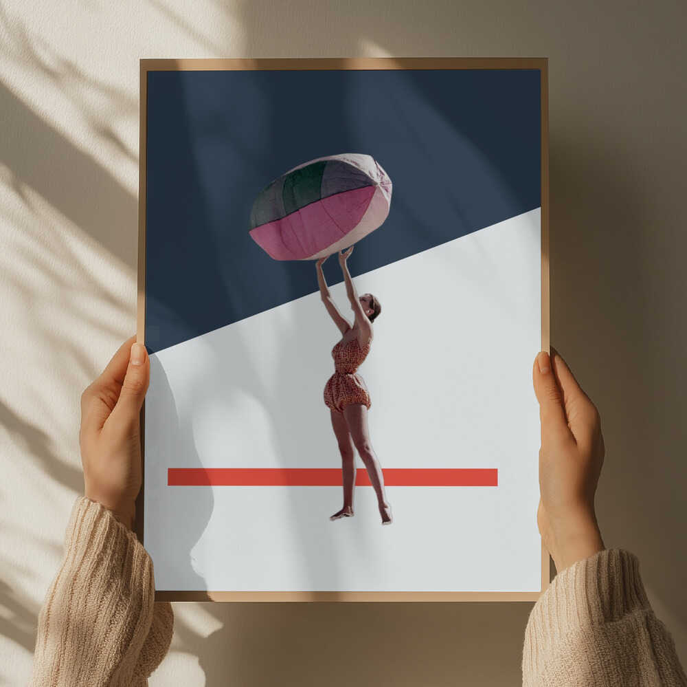 Retro Beach Ball Play