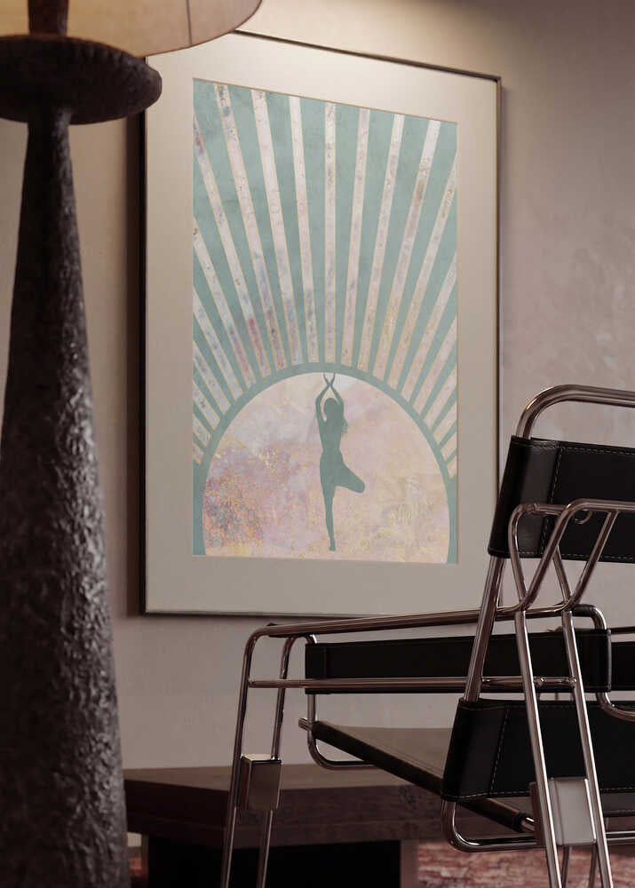 Serene Yoga Silhouette