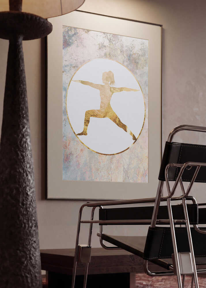 Golden Yoga Warrior