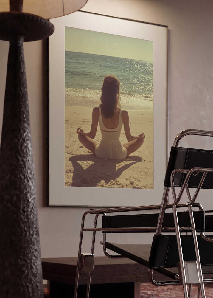 Serene Beach Meditation