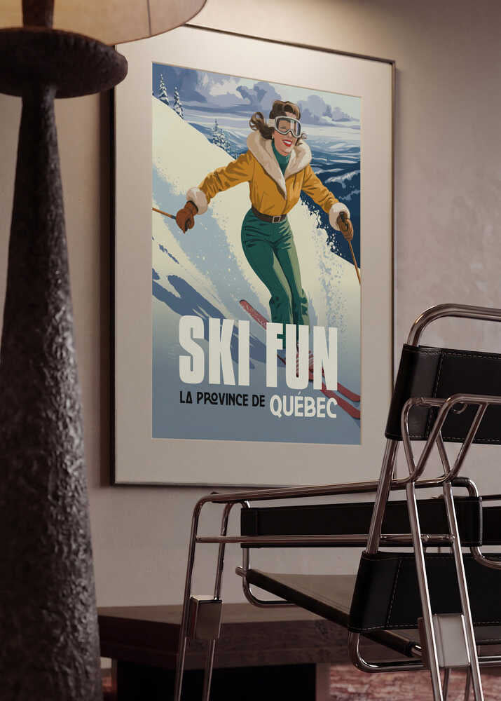 Vintage Quebec Ski Fun
