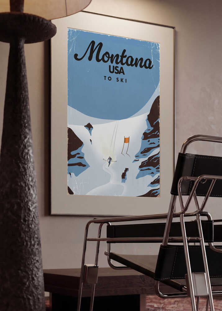 Vintage Montana Ski