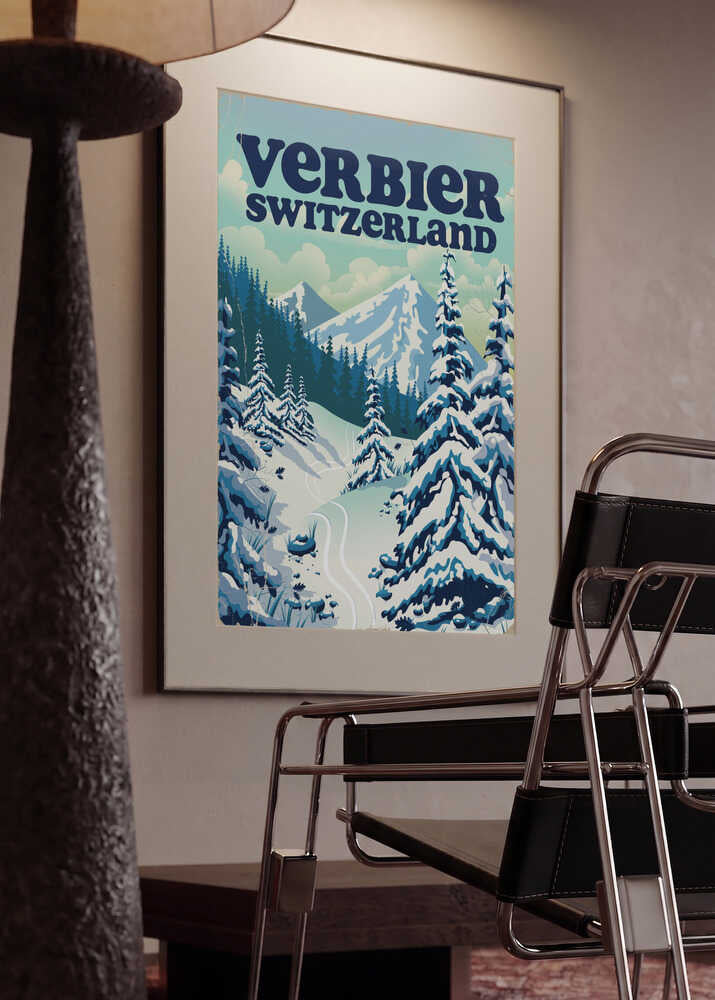 Verbier Mountain Ski Slopes