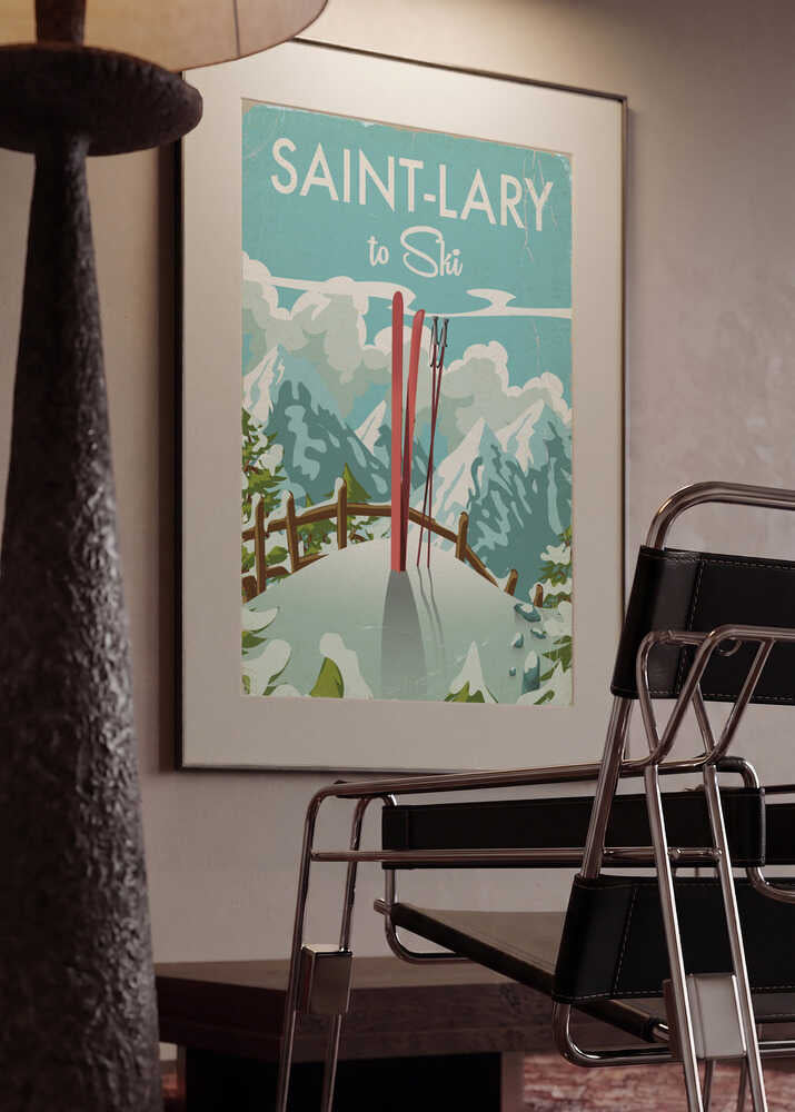 Retro Saint-Lary Ski
