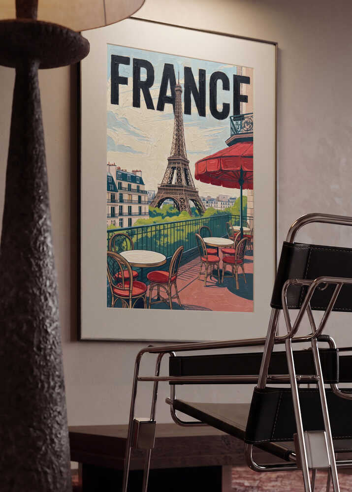 Eiffel Tower Cafe Terrace