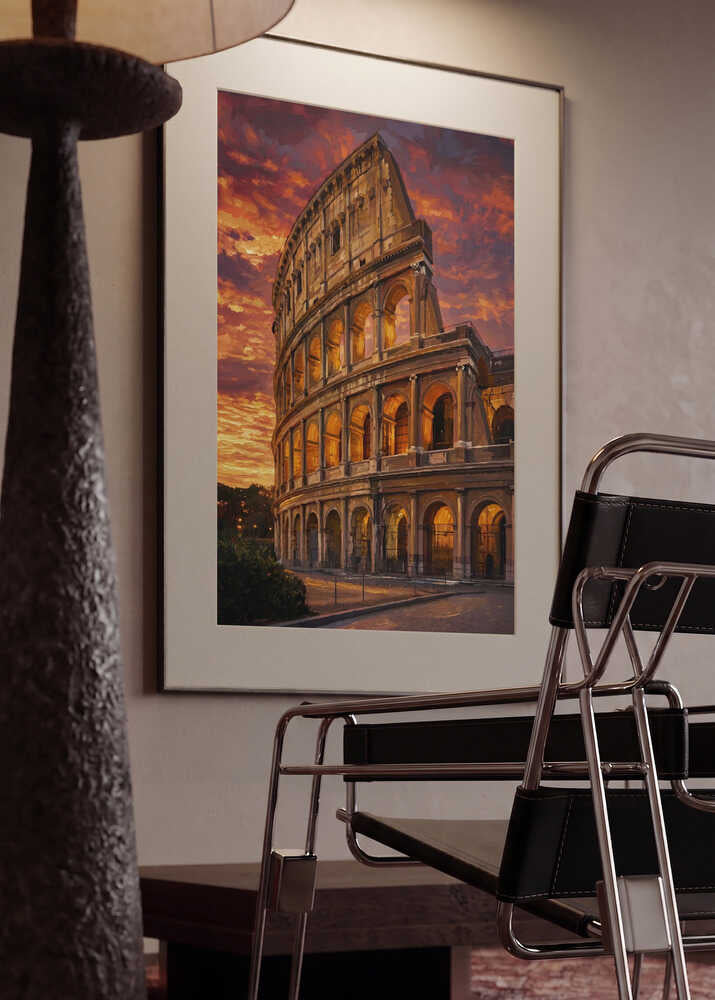Colosseum Sunset Glow