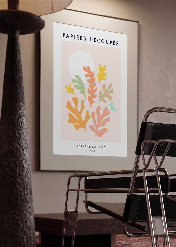 Colorful Cutout Leaves