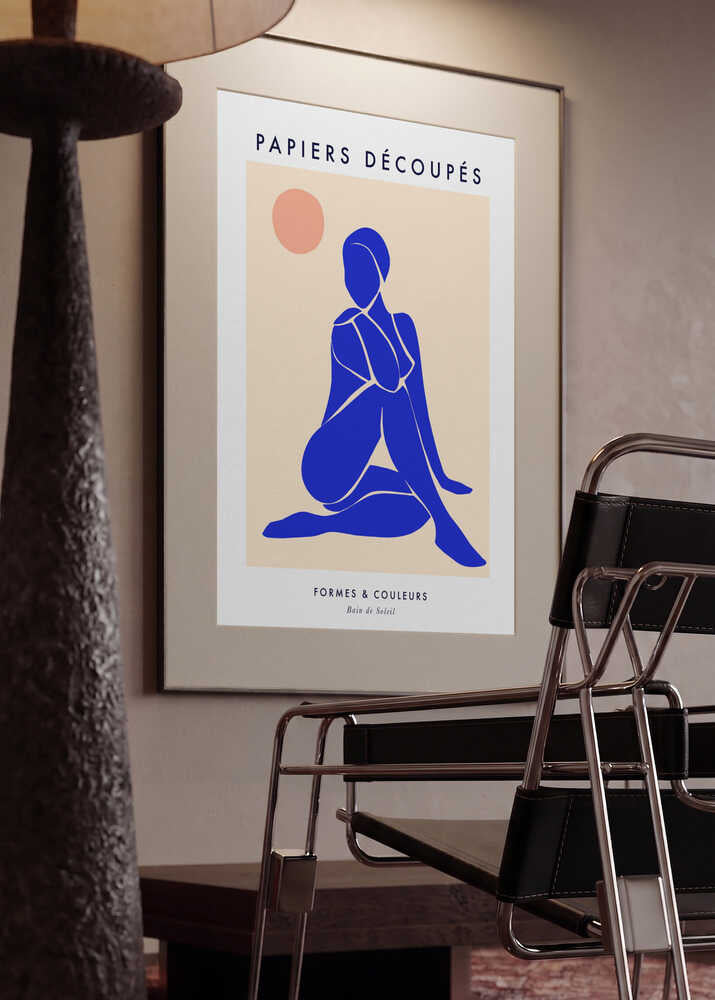 Blue Serene Figure