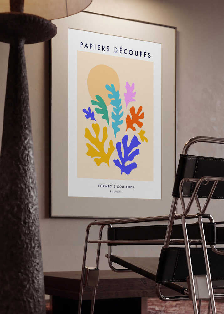 Colorful Cutout Leaves