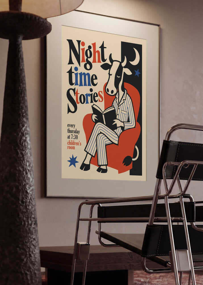 Nighttime Story Cow
