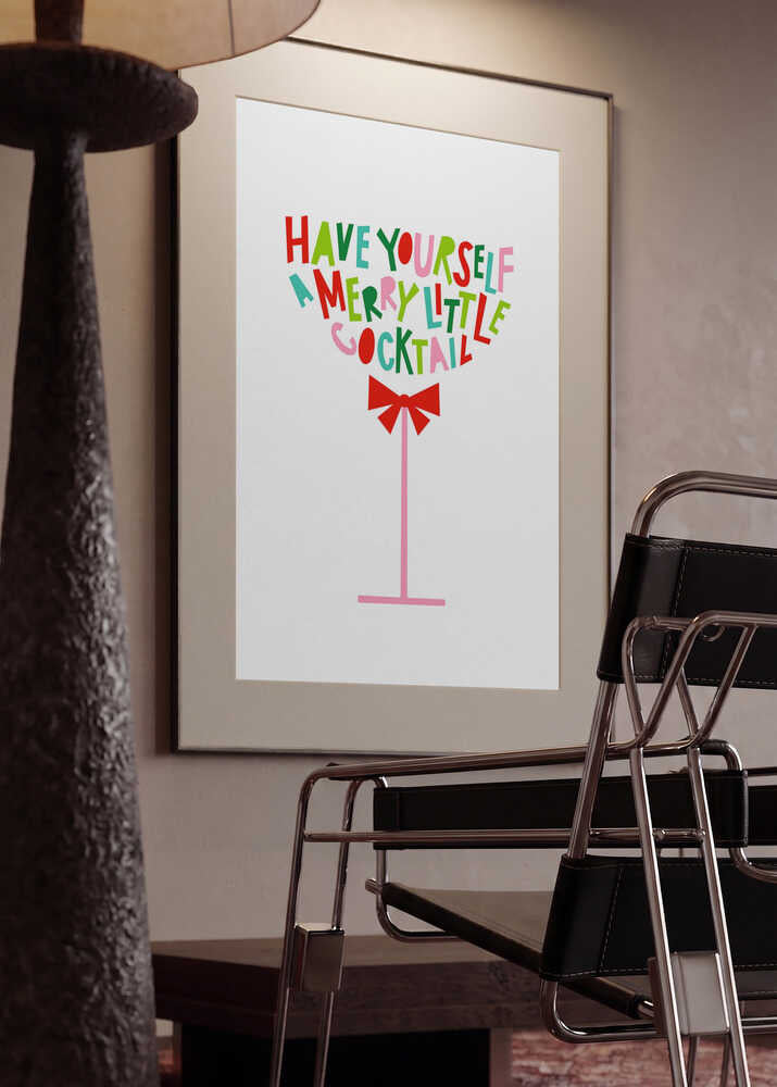 Merry Little Cocktail Glass