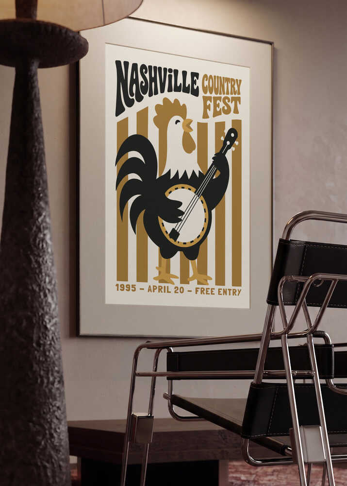 Nashville Banjo Rooster