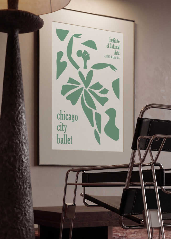 Abstract Ballerina Dance