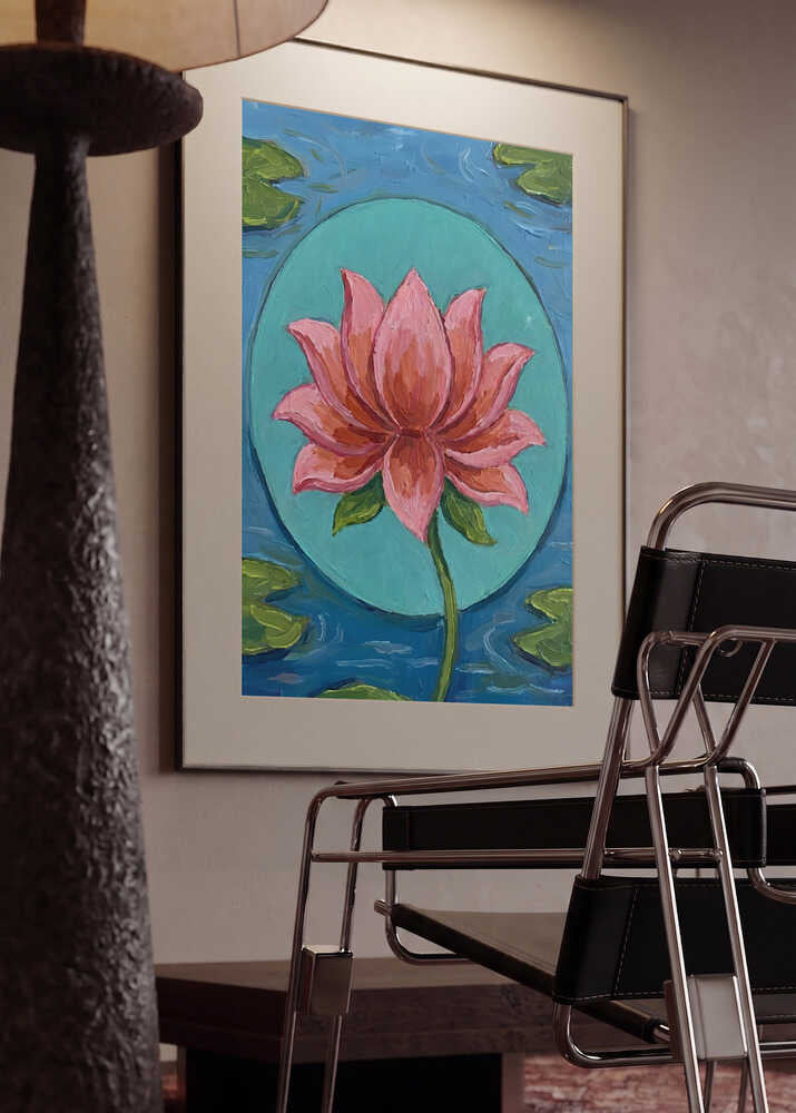 Peaceful Pink Lotus