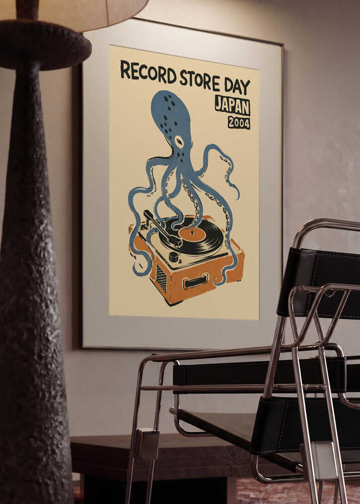 Retro Octopus DJ