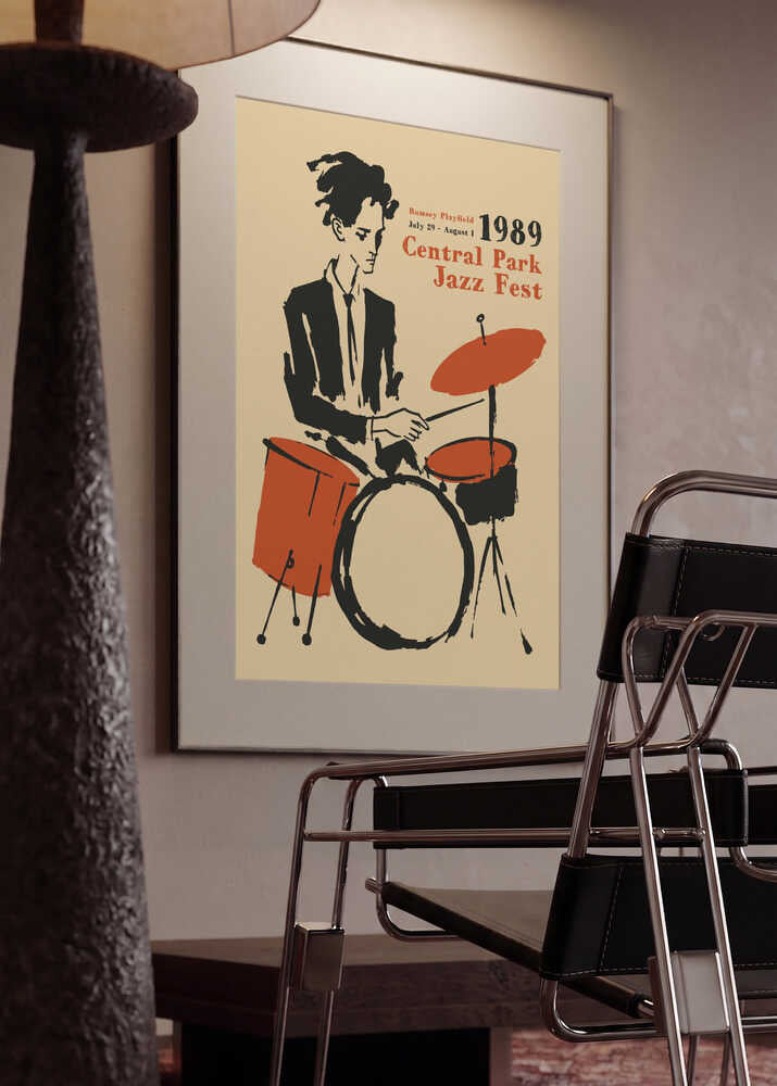 Vintage Jazz Drummer