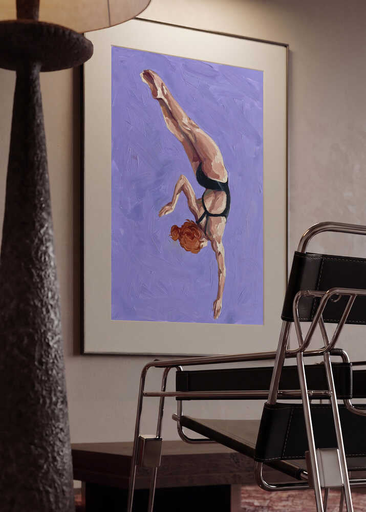 Graceful Purple Dive