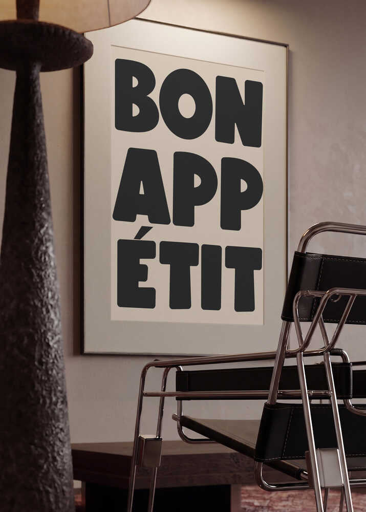 French Bon Appetit Typography