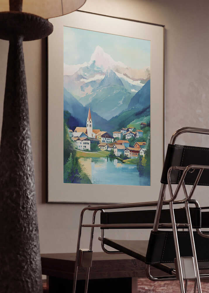 Idyllic Mountain Village