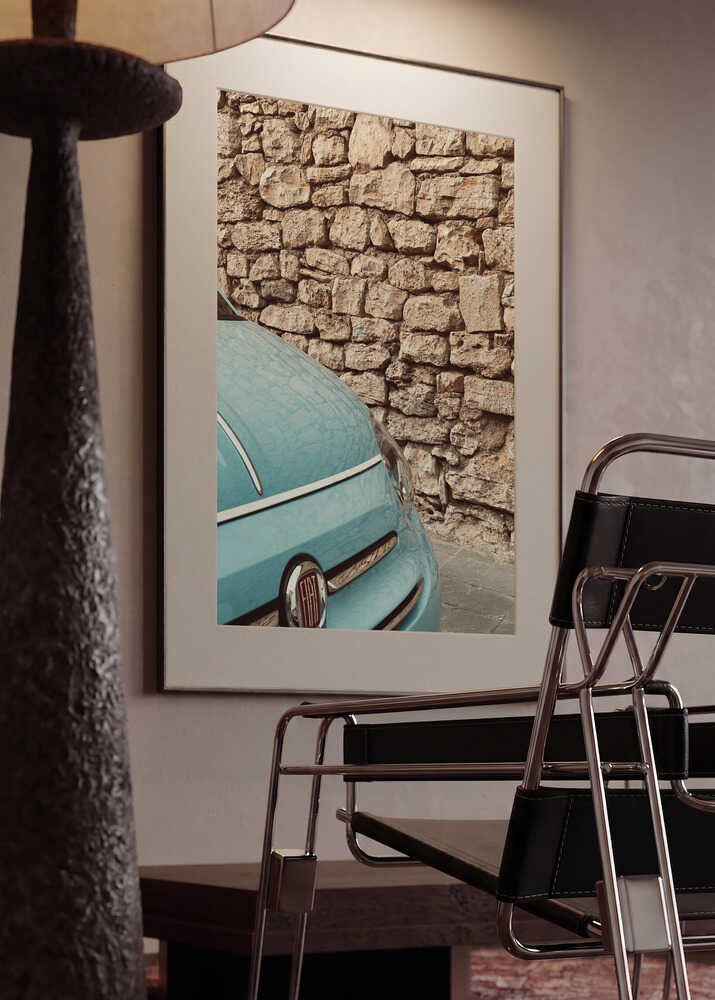 Classic Blue Car Wall