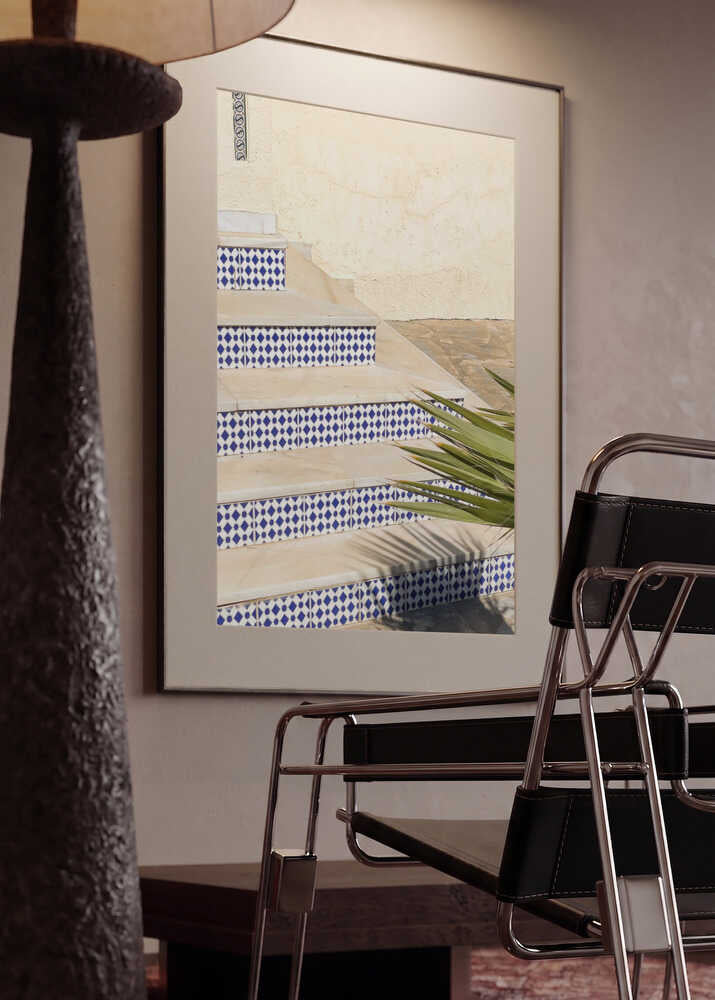 Mediterranean Blue Stairs