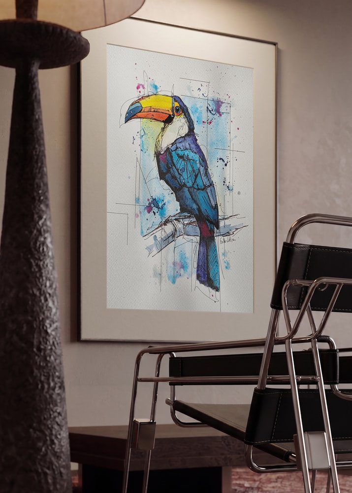 Vibrant Tropical Toucan