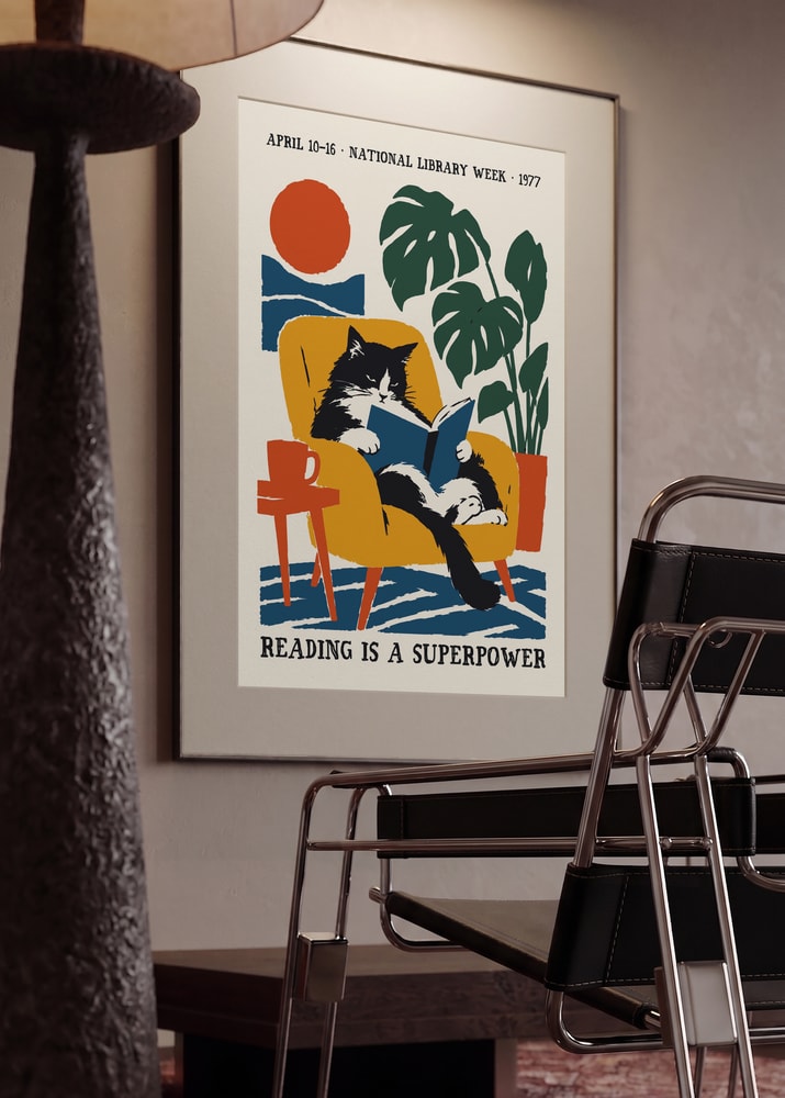 Reading Cat Superpower