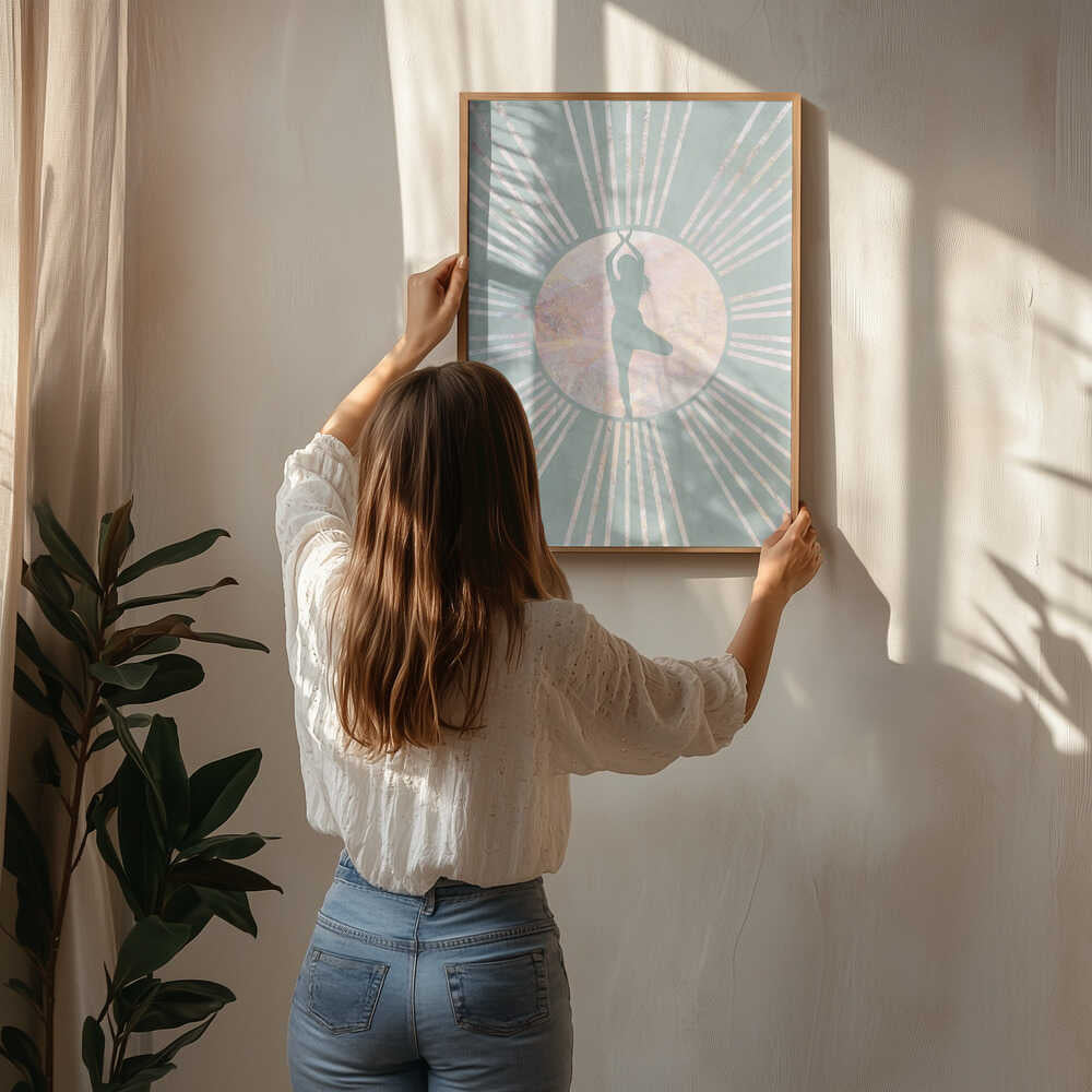 Meditative Sunburst Yoga