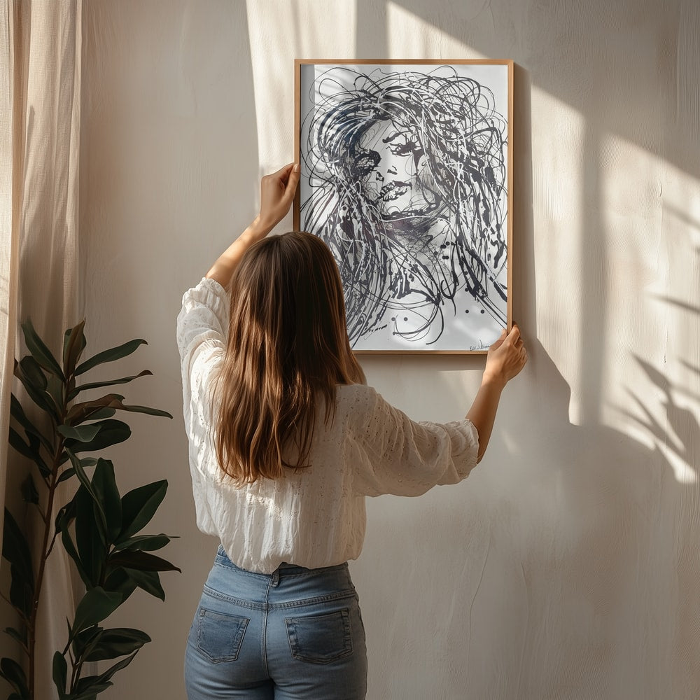 Expressive Ink Woman