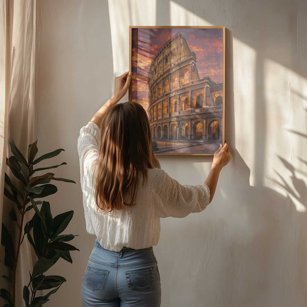 Colosseum Sunset Glow