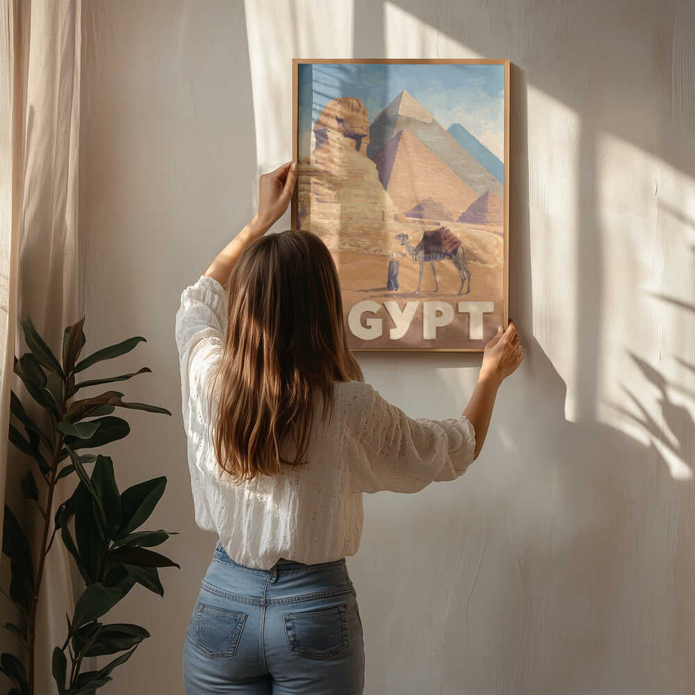Egypt Desert Great Pyramids