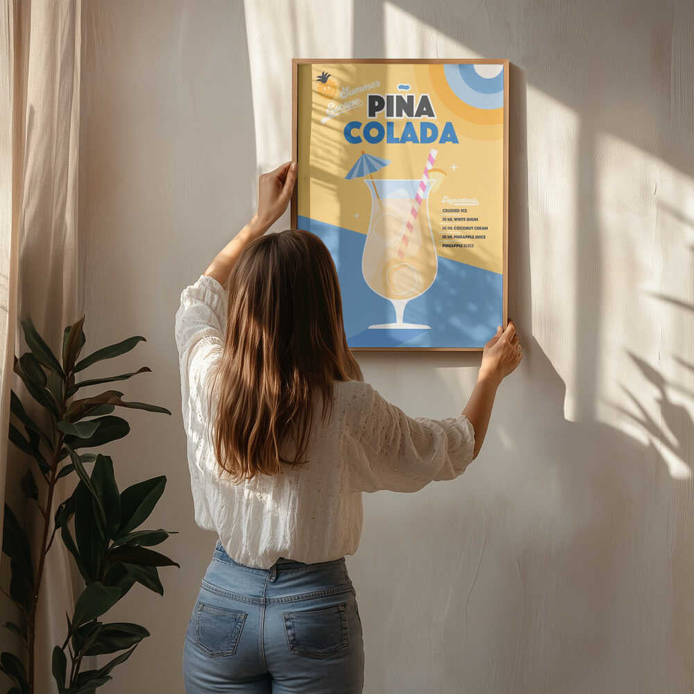 Piña Colada Summer Drink