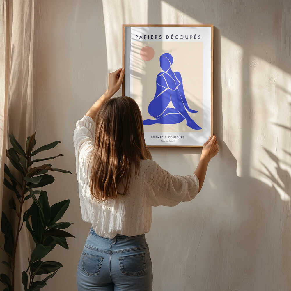 Blue Serene Figure