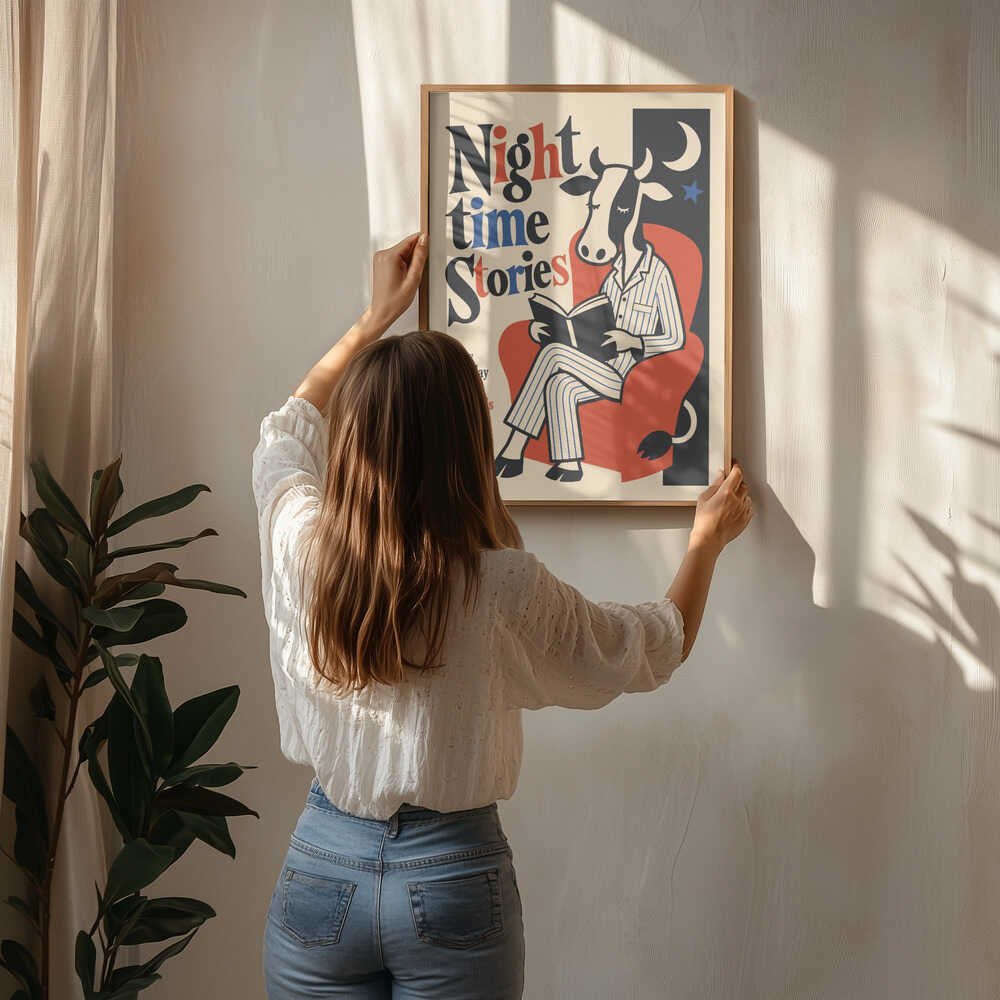 Nighttime Story Cow