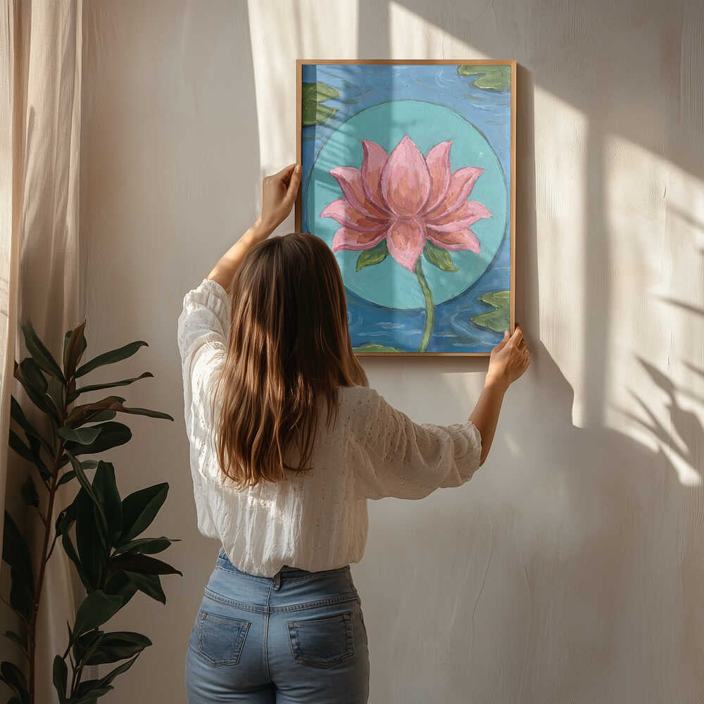 Peaceful Pink Lotus