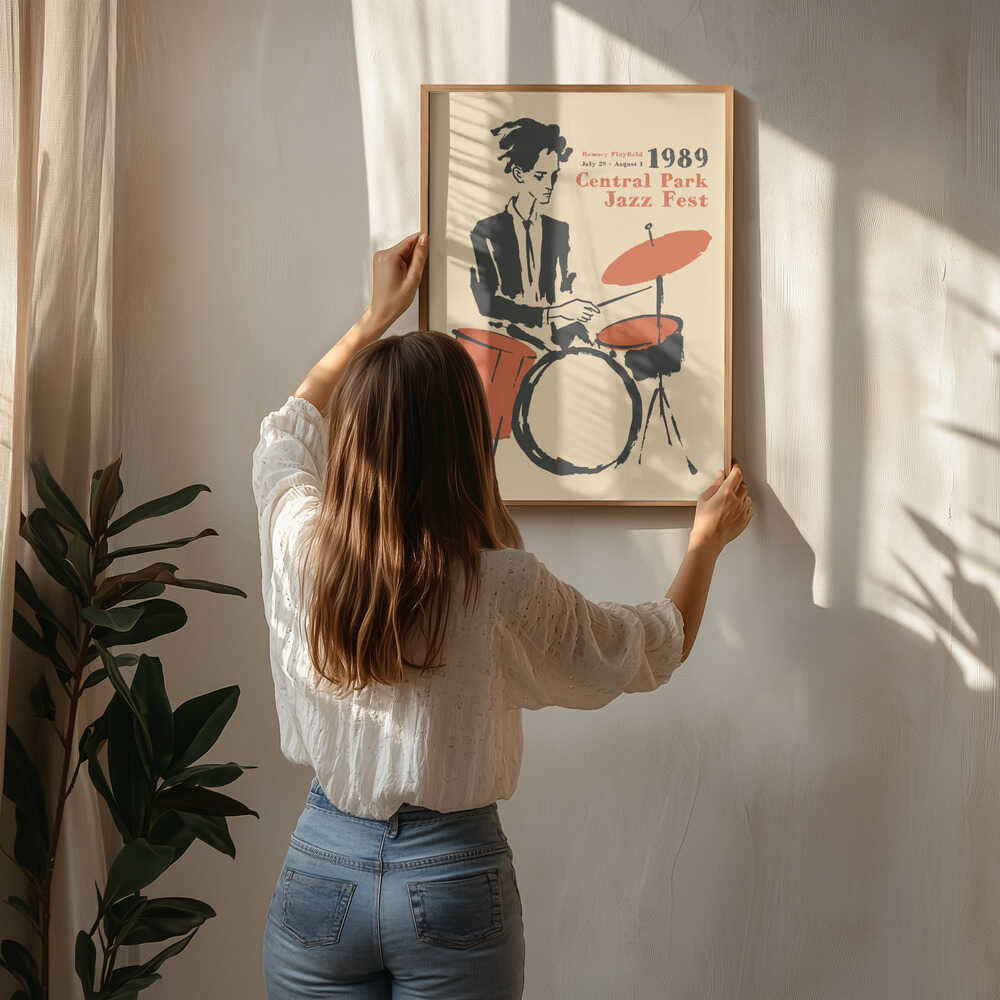 Vintage Jazz Drummer