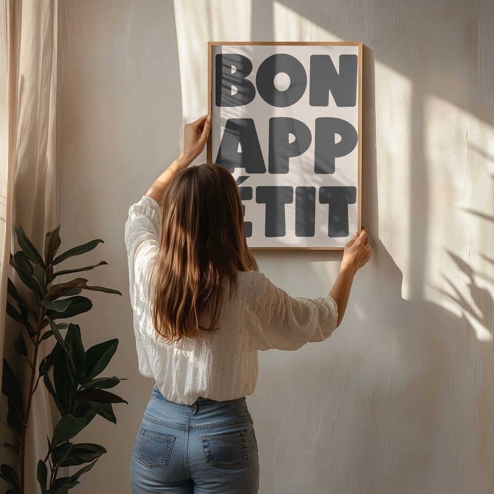 French Bon Appetit Typography
